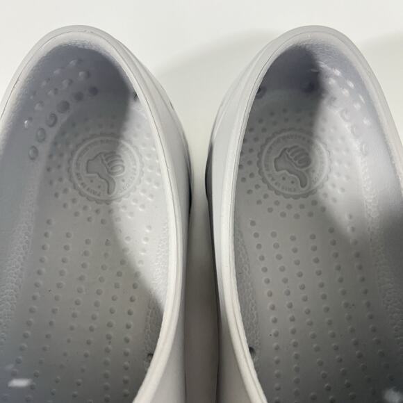 Native Shoes Women's Jefferson Flax Gray White Size 9 NEW - Picture 7 of 10